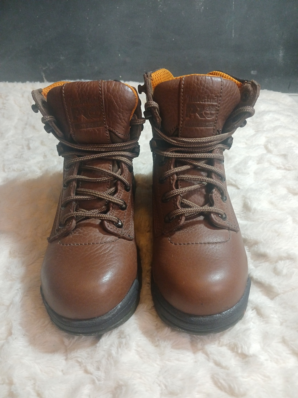 Timberland Pro Titan Womens Brown Safety Toe Work Boots #26388- Size 6